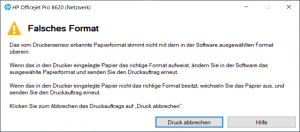 13. HP OfficeJet Pro 8620 - Falsches Format.png